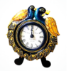 Peacock Table Clock